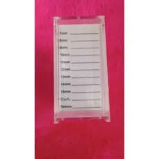 Porta Cílios Lash Box Caixa Organizadora Porta Cílios Com 5 Placas Extensão Alongamento