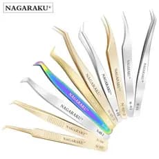 Pinça Nagaraku De Alta Precisão Volume Russo e Cílios ENVIO IMEDIATO