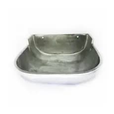 Saleiro, cocho em alumínio ultra resistente para animais 2,5 litros.