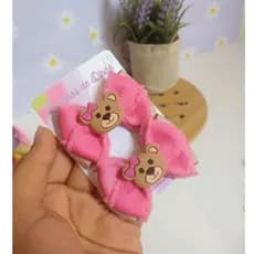 Par de lacinhos infantil Laço Ursinha laço urso