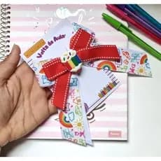 Laço de cabelo infantil escolar laço escolar uniforme escolar