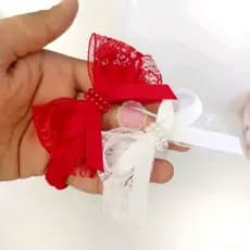 Faixinha de cabelo para bebê laco de renda laco para bebe faixinha delicada