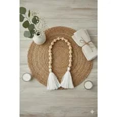 Colar Decorativo Estilo Boho Artesanal para Mesas e Ambientes Aconchegantes