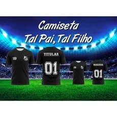 Camiseta Tal Pai Tal filho Camisa Personalizada PEIXE