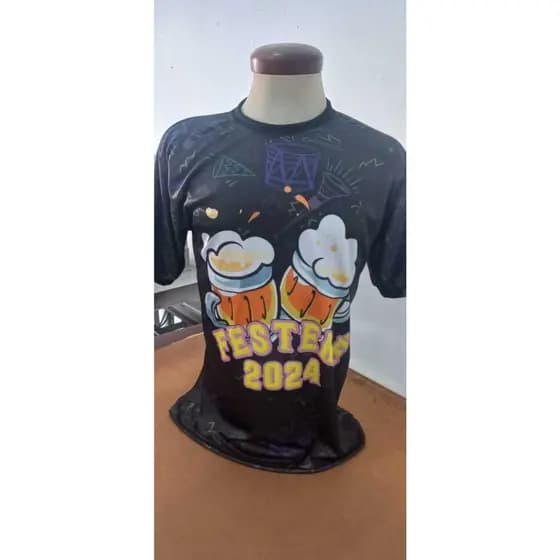 ABADA COM MANGA CARNAVAL CAMISETA BLOCO DE RUA