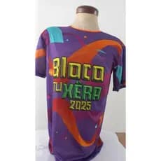 CAMISA CAMISETA BLOCO DE RUA CARNAVAL ABADA COM MANGA