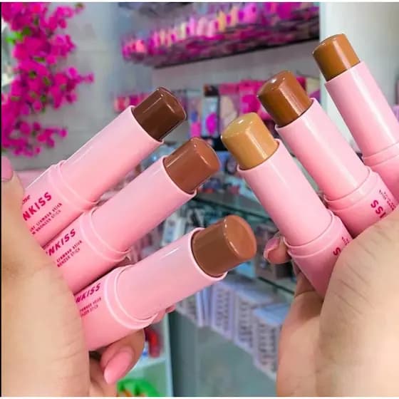 Bronzer Bastão Cremoso Contorno em Stick Sunkiss Linha Rosa RUBY ROSE