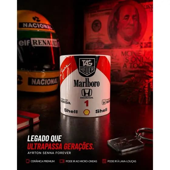 Caneca Ayrton Senna