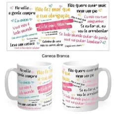 Caneca Dia das Mães - Frases de Mãe Presente