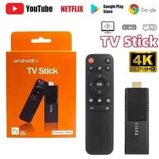 Stick 4K Ultra HD Sistema Android- , Controle por Bluetooth, Wi-Fi 5G, HDMI