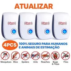Repelente Eletrônico Ultrassônico Bivolt Para Ambientes Internos