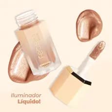 luminador e Blush Liquido Maquiagem Facial, Bochechas, Lábios e Sombra
