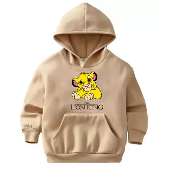 Moletom Rei Leão Infantil Juvenil  Canguru Bolso Capus