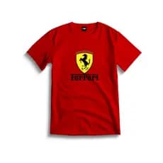 Camiseta Infantil Juvenil Ferrari  Camisa 100% Algodão T-Shirt Premium Carro Adulto