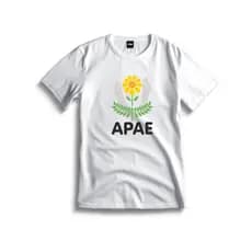 Camiseta Infantil Juvenil APAE Camisa 100% Algodão T-Shirt Premium