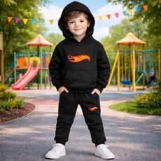 Kit Moletom + Calça Moletom Conjunto Hot Wheels Divertido Inverno