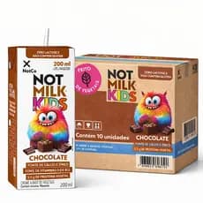 Kit 10 Achocolatado 100% Vegetal NOT MILK Kids 200ml