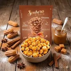 Kit c/ 2und Pipoca Gourmet Sabor Churros SENHORA 100g