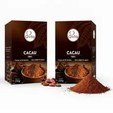 Kit c/ 2und Cacau em Pó Zero Açúcar QVITA 200g