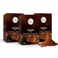 Kit c/ 3und Cacau em Pó Zero Açúcar QVITA 200g