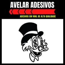 Adesivo Tio Patinhas (12cm x 9cm)