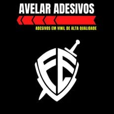 Adesivo Escudo Fé (13cmx9cm)