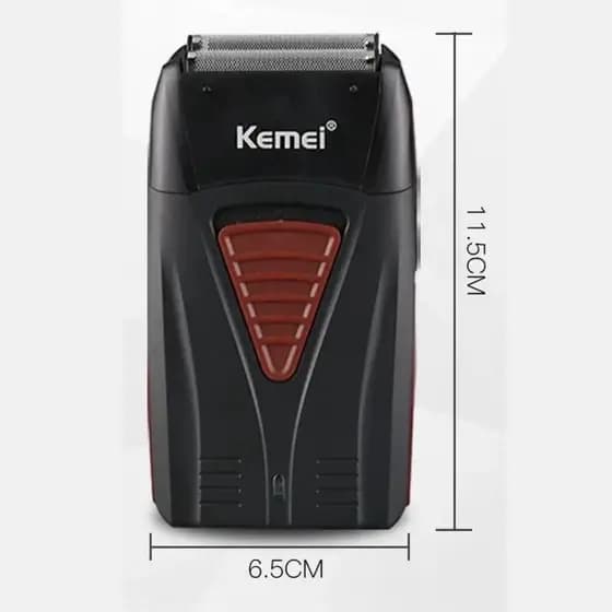 Maquina Shaver Kemei Barbeador Elétrico KM-3381 Recarregável