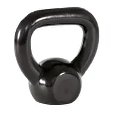 Kettlebell De Ferro Fundido Emborrachado Funcional 4kg Para Treino Em Casa E Academia