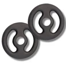 Conjunto de 2 anilhas de 1kg de Ferro Fundido Para Academia