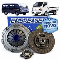 Kit Embreagem Completo Kit Embreagem Hyundai Hr 2.5 8v / Bongo 2.5 / H100 2.6 2003 a 2012