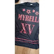 Camisa de pista de dança 15 anos