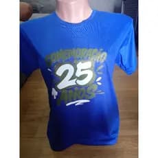 Camisas personalizadas poliéster infantil DTF coloridas Frente e verso