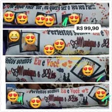 Almofada a metro dia dos Namorados 100*30