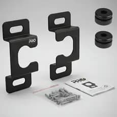 Suporte para TV fixo universal parede 15'' a 100'' Proeletronic PQST-1584 15 28 32 40 42 43 50 55 60 70 80 100 polegadas