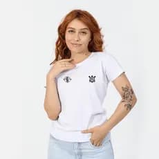 Camiseta Time Feminina do Corinthians Lançamento