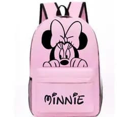 Mochila escolar Minnie Bolsa Minnie passeio mochila minnie escolar