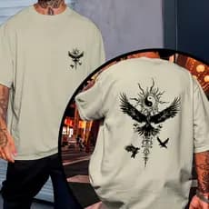 Camiseta P ao G5 Com Plus size Estampada Over Confortável Aproveite Infinity Passaro