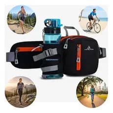Cinta Pochete Outdoor Com Suporte Para Garrafa De Água