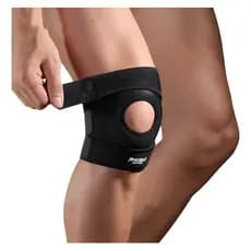 Joelheira Compressão Ajustável Ortopédica Premium Crossfit Preto Único