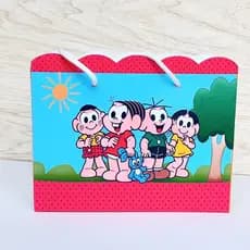 Sacolinhas Personalizadas Turma Da Monica Lembracinhas Mimos Festa PEGUE E MONTE
