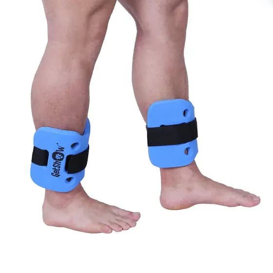 Caneleira Hidroginastica Aquatica Natação Piscina GetShow Eva Macio Cor Amarelo ou azul 1 a 2 kilo