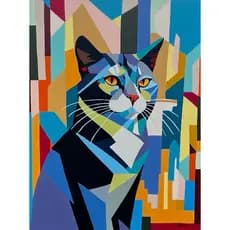 Quadro Decorativo Pintado a Mão - Quadro Pintado a Mão - Mhar Quadros Decorativos