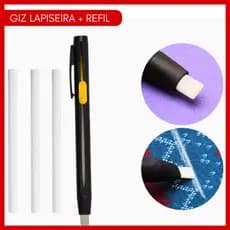 Giz Lapiseira Panda Mágico Marcar Tecido Patchwork + 3 Refis