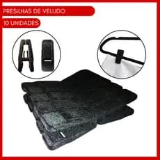 10 Presilhas de Veludo Para Cabides Saia Calça Blusa Biquini