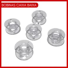 Kit 30 Bobinas Caixa Baixa para Máquina de Costura