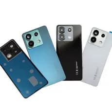 Tampa Traseira PARA Redmi NOTE 13 PRO 5G - 2312DRA50G, Fundo de vidro com lente para Substituição