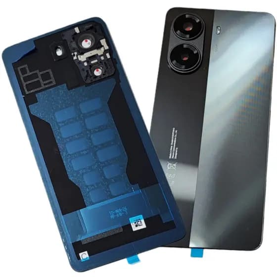 Tampa traseira para POCO X7 PRO 5G - 2412DPC0AG, 2412DPC0AI, Fundo com Lente e Escrita Real