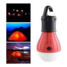 Luminária Lampião Led Portatil Com Gancho Pilha Acampamento