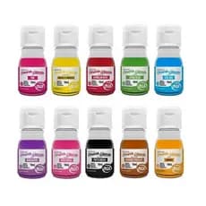 Corantes Alimentício Líquido Confeitaria 10ml Marca Mix Serve Para Colorir Slimes 10 cores Pronta Entrega Envio Imediato