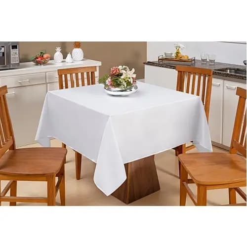 01 Toalha Quadrada 1,20 X 1,20 Para Restaurantes e Buffets Brancas